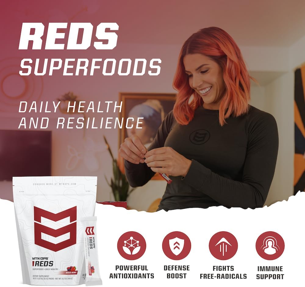 MTN OPS Hydrate and Super Reds Combo Pack - Boost Hydration and Antioxidants