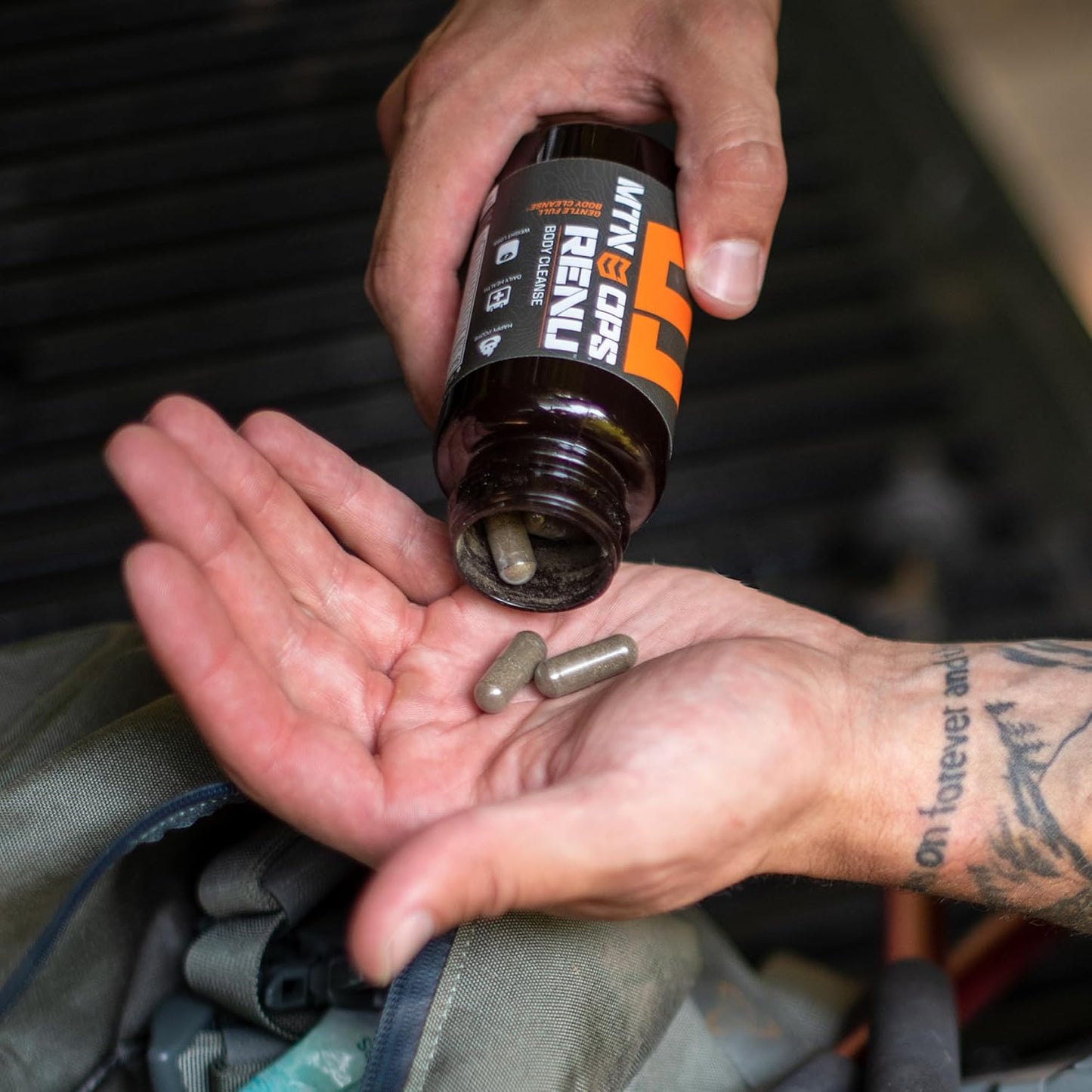 MTN OPS Renu Detox Cleanse Capsules - Full Body & Colon Cleanse Supplement with Antioxidants, 30 Servings