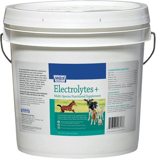 Multi-Species Electrolyte Plus Supplement for Improved Health, 10 lb