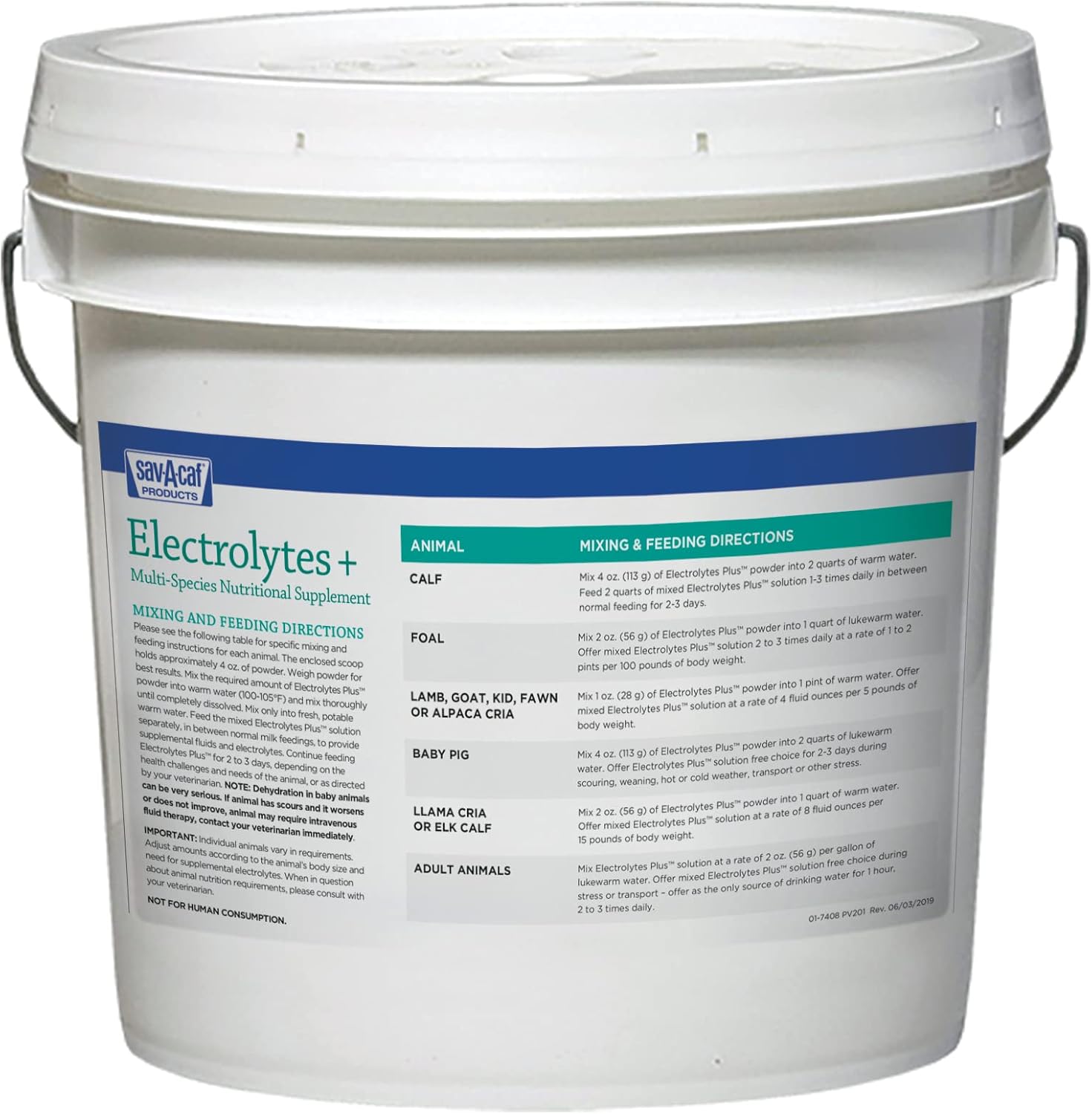 Multi-Species Electrolyte Plus Supplement for Improved Health, 10 lb