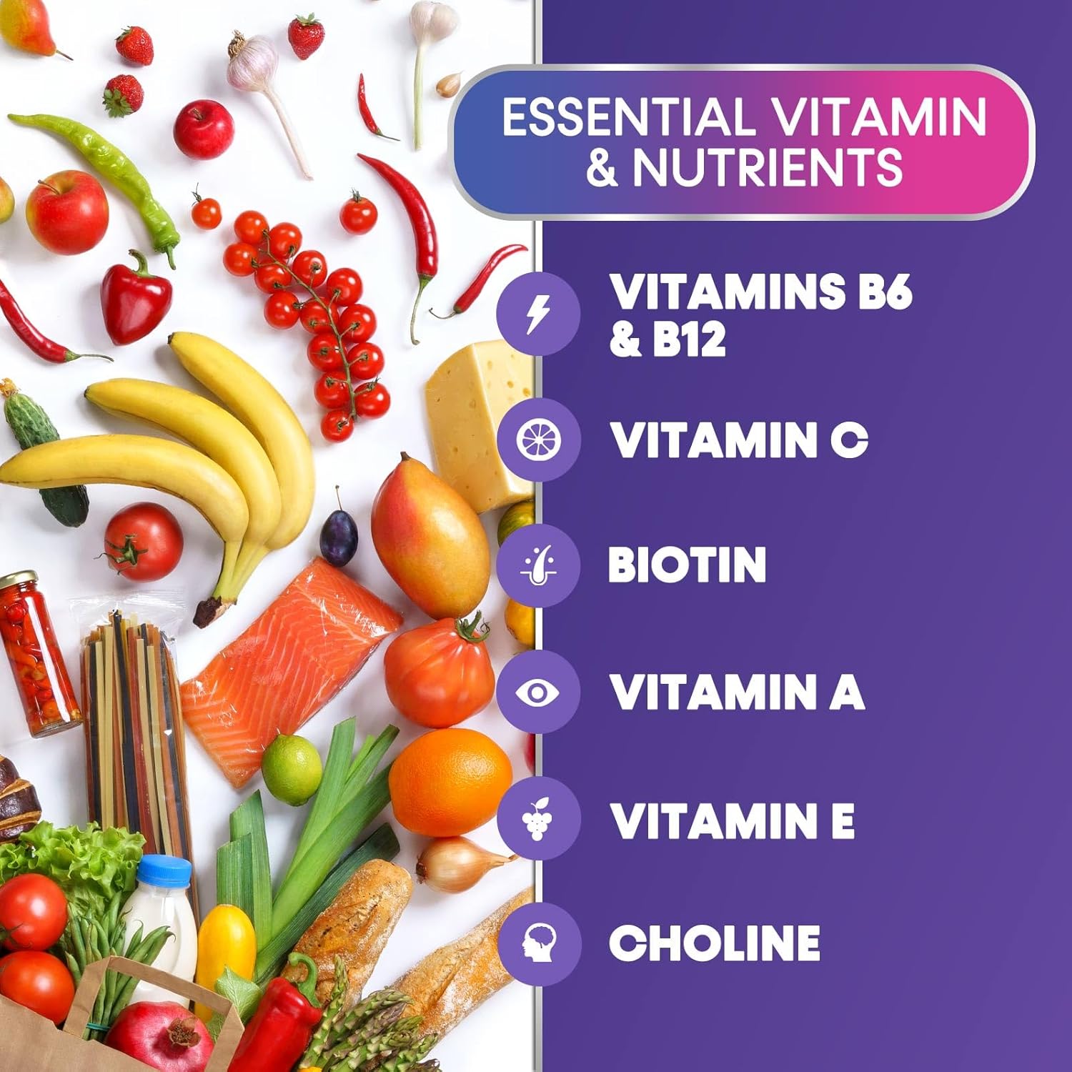 Multivitamin Gummies for Adults with 13 Vitamins and Minerals - Immune Health Support Supplement - Berry Flavor - 90 Gummies