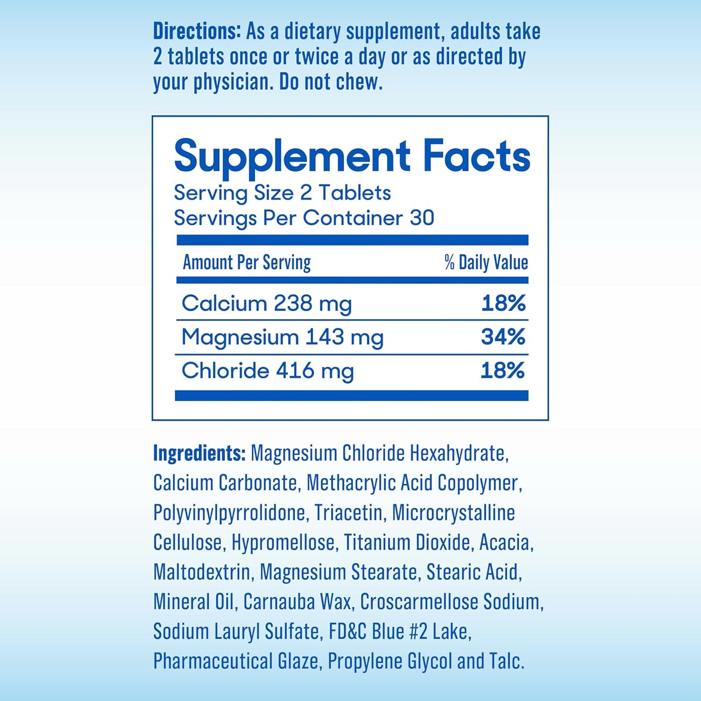Muscle and Heart Support Supplement with Magnesium Chloride and Calcium for Muscle Relaxation and Heart Health, 60 Count