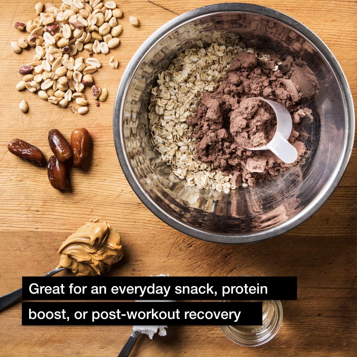 Muscle Milk Genuine Protein Powder - Natural Chocolate Flavor, 2.47lb, 16 Servings, 32g Protein, 2g Sugar, with Calcium & Vitamins A, C, D - NSF Certified for Sport - Energizing Snack - Packaging Varies