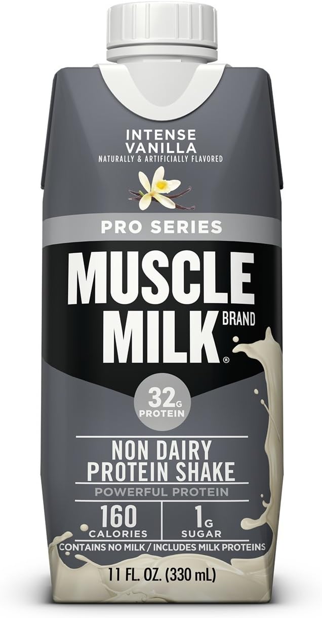 Muscle Milk Pro Series Intense Vanilla Protein Shake, Pack of 4