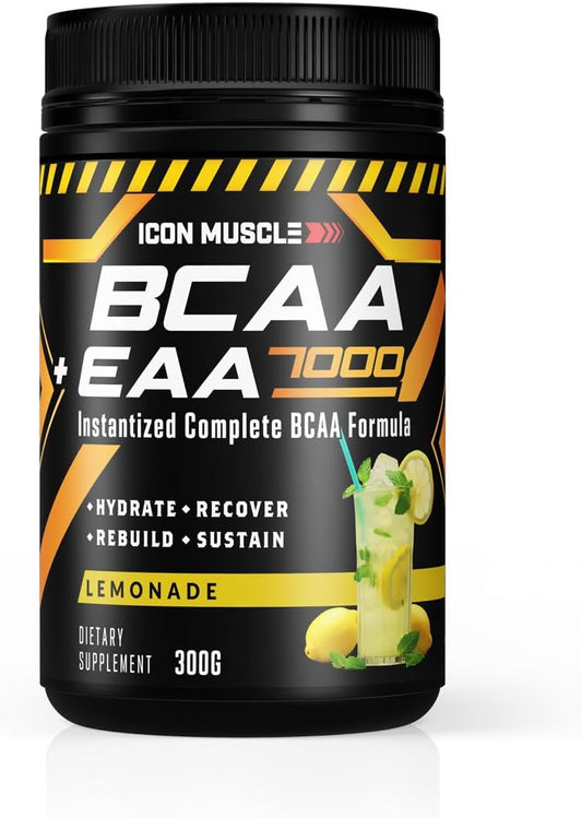 Muscle Recovery Powder with BCAA and EAA for Post Workout Hydration and Strength - 30 Servings