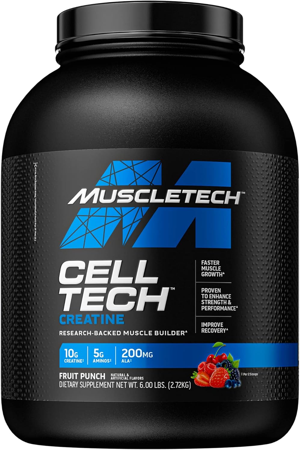 MuscleTech Cell-Tech Creatine Powder and Clear Muscle HMB Supplements Bundle for Muscle Building and Recovery, 6 lbs Powder and 42 Softgels