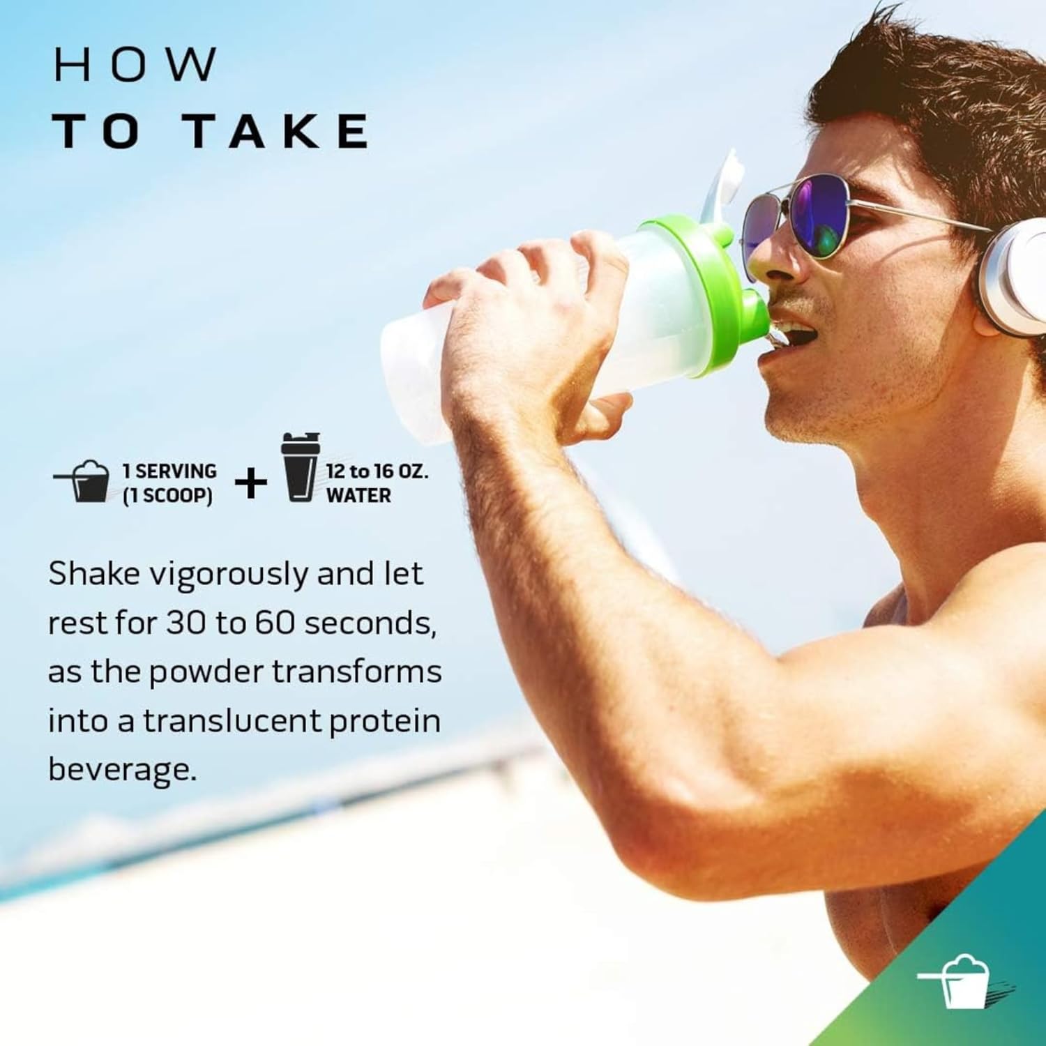 MuscleTech Clear Whey Protein Isolate Powder - Orange Dreamsicle Flavor - 22g Protein, 90 Calories - For Men & Women - 1.1lb (19 Servings)