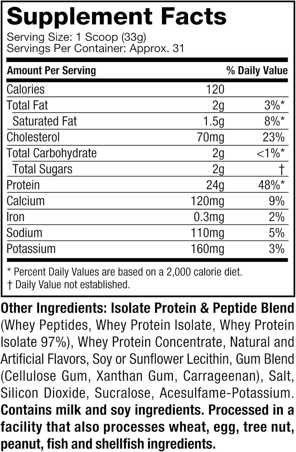 MuscleTech Nitro-Tech Whey Gold Protein Powder for Women & Men, Vanilla Whey Protein Isolate Smoothie Mix - 2 lbs (28 Servings)