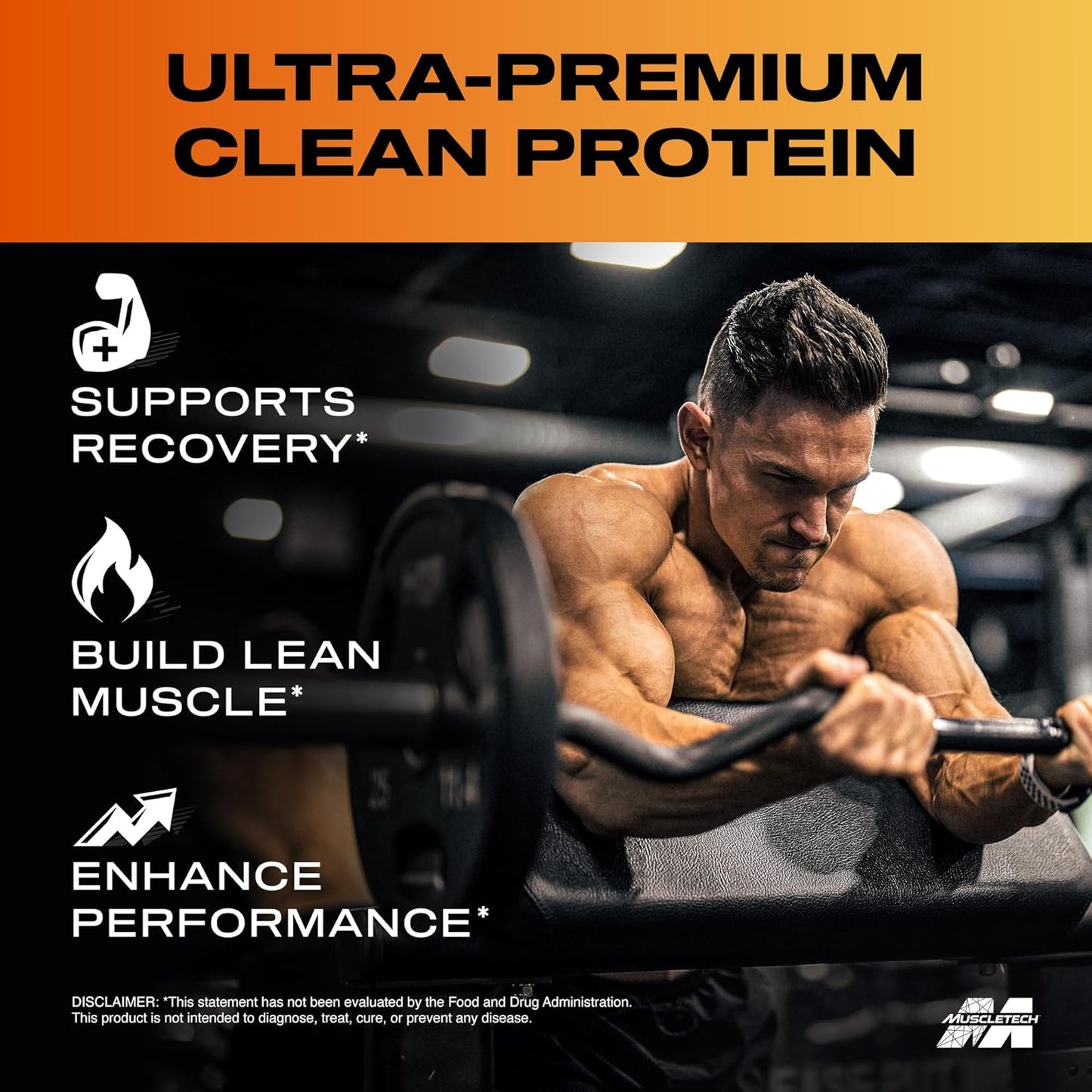 MuscleTech Nitro-Tech Whey Protein Isolate Smoothie Mix (Banana Cream, 2LB) - 24g Whey Gold Protein for Lean Muscle & Fast Recovery - Gluten-Free Formula for Women & Men