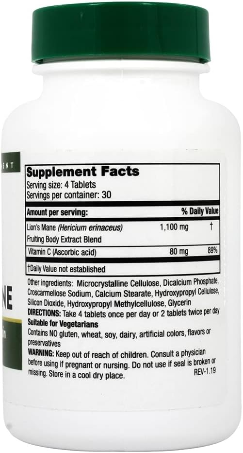 Mushroom Wisdom Super Lion's Mane Maitake Products - 120 Vegetarian Capsules