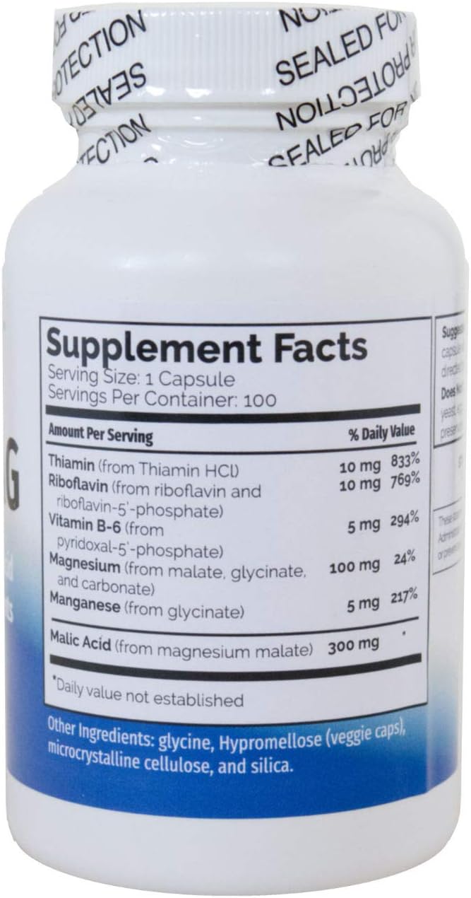 Myo-Mag Magnesium Energy Enhancer Capsules with Coenzyme B Vitamins