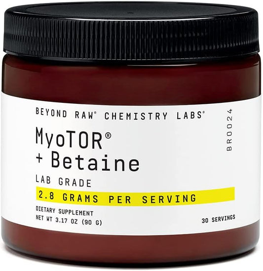 MyoTOR + Betaine Power and Performance Enhancer | Beyond Raw Chemistry Labs | 30 Servings