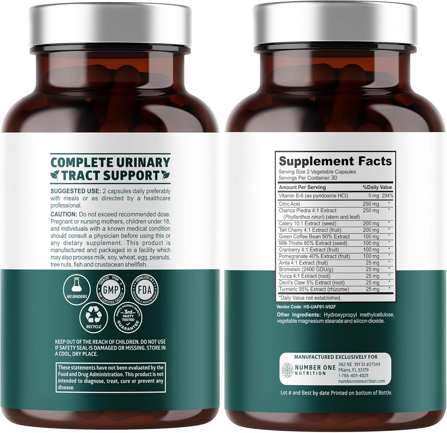 N1N Premium Uric Acid Support Supplement - Natural Kidney Cleanse with 14X Potent Herbs including Tart Cherry, Milk Thistle, and Cranberry