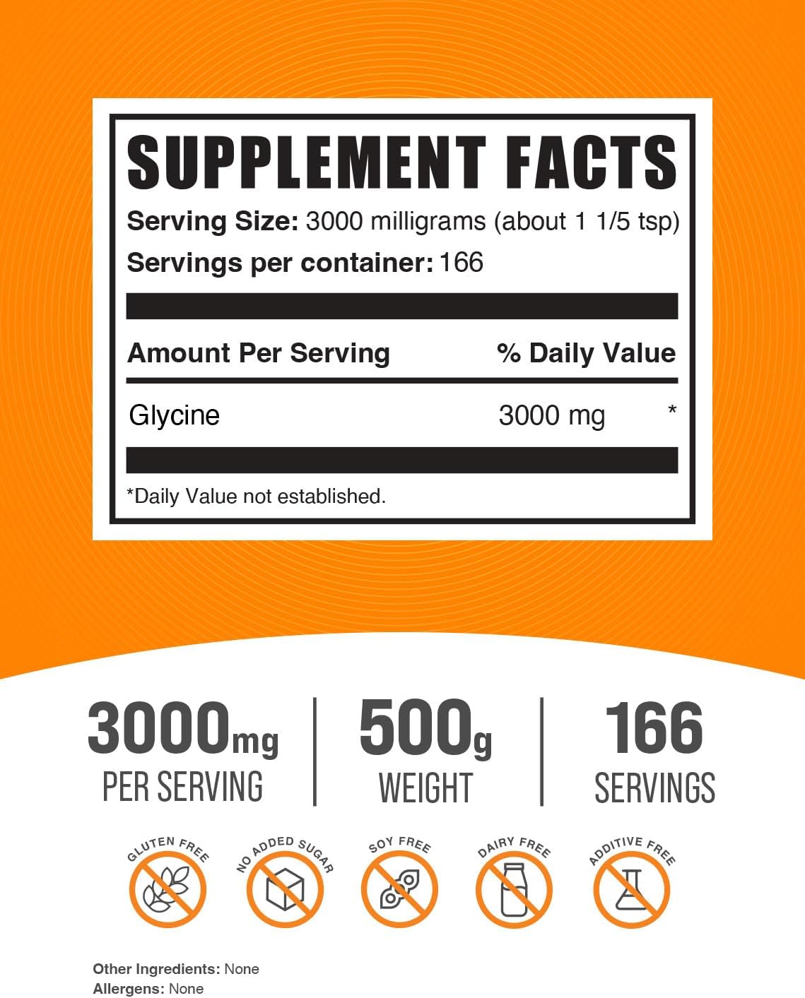 NAC (N-Acetyl L-Cysteine) 250g and Glycine 500g Bulk Supplement Bundle
