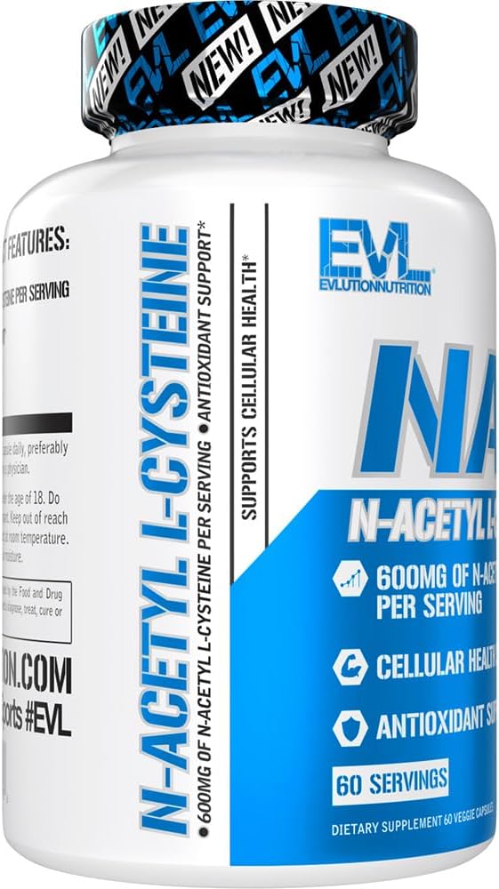 NAC N-Acetyl L-Cysteine 600mg Antioxidant Support Dietary Supplement Vegan Gluten Free 60 Servings