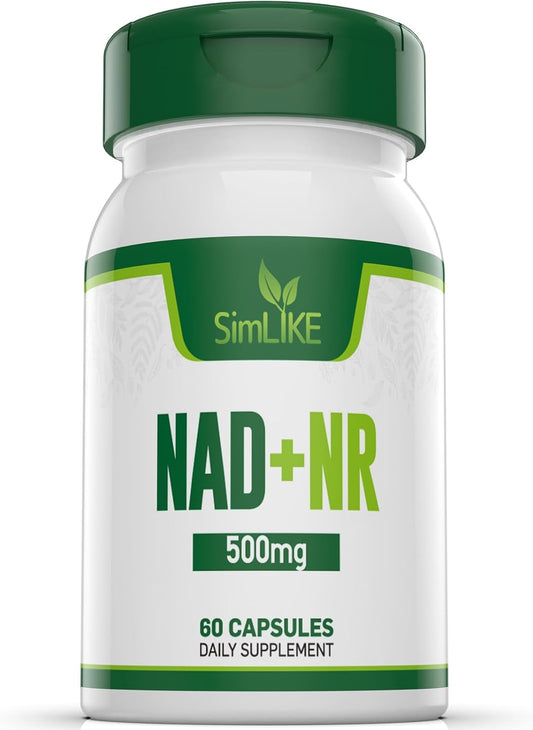 NAD+ Booster with Resveratrol for Healthy Aging and Energy - 30 Servings