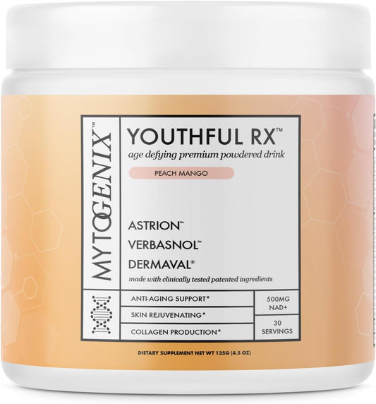 NAD+ Supplement Drink Mix Powder for Anti-Aging & Energy - Supports Cellular Vitality and Skin Health