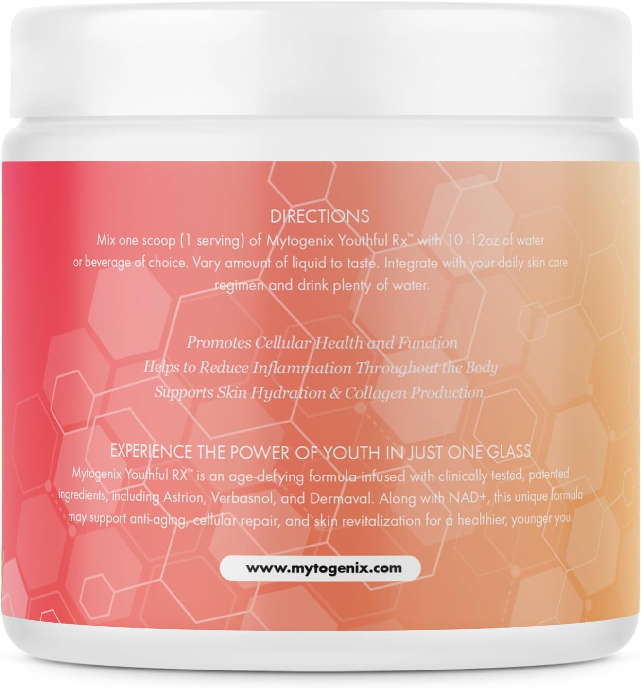 NAD+ Supplement Drink Mix Powder for Anti-Aging & Energy - Supports Cellular Vitality and Skin Health