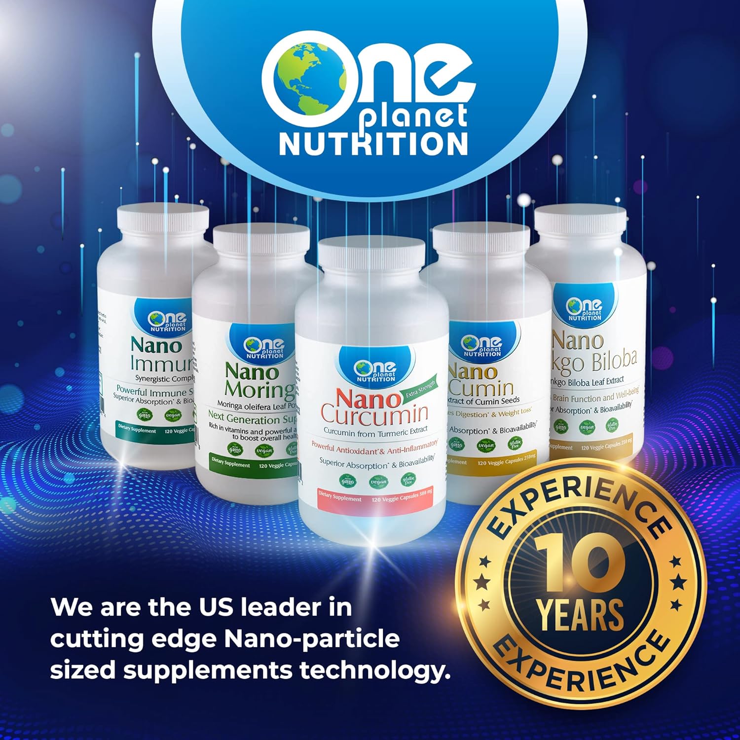 Nano Andrographis 500mg Veggie Capsules - 120 Servings - Supports Wellness - Non-GMO, Vegan, Gluten-Free