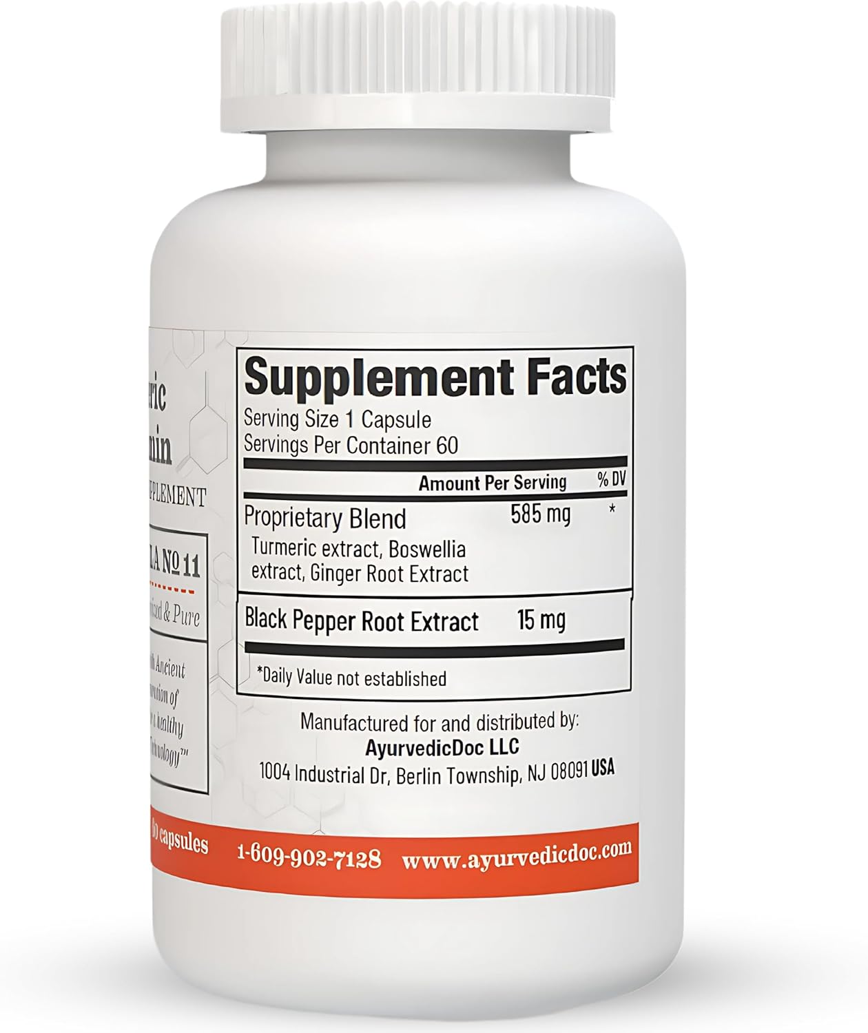 Nano Meda® Turmeric Curcumin with Boswellia | Advanced Absorption Joint Support Supplement | 60 Count, Patented Micronized Turmeric