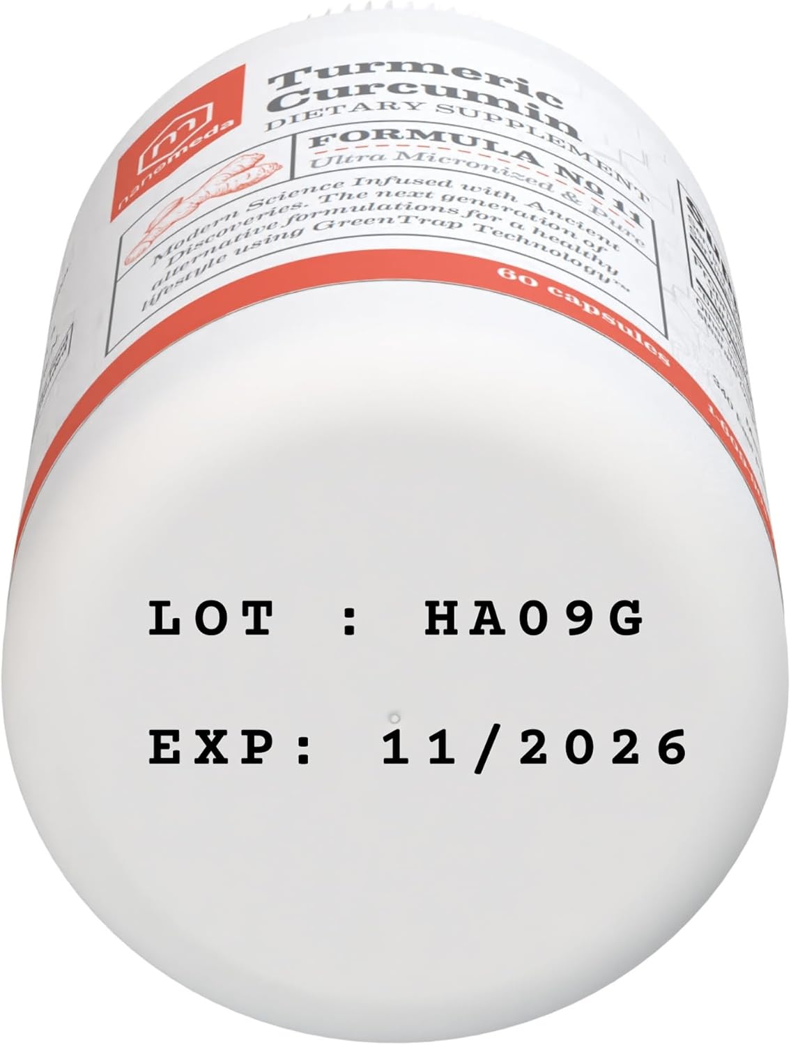 Nano Meda® Turmeric Curcumin with Boswellia | Advanced Absorption Joint Support Supplement | 60 Count, Patented Micronized Turmeric