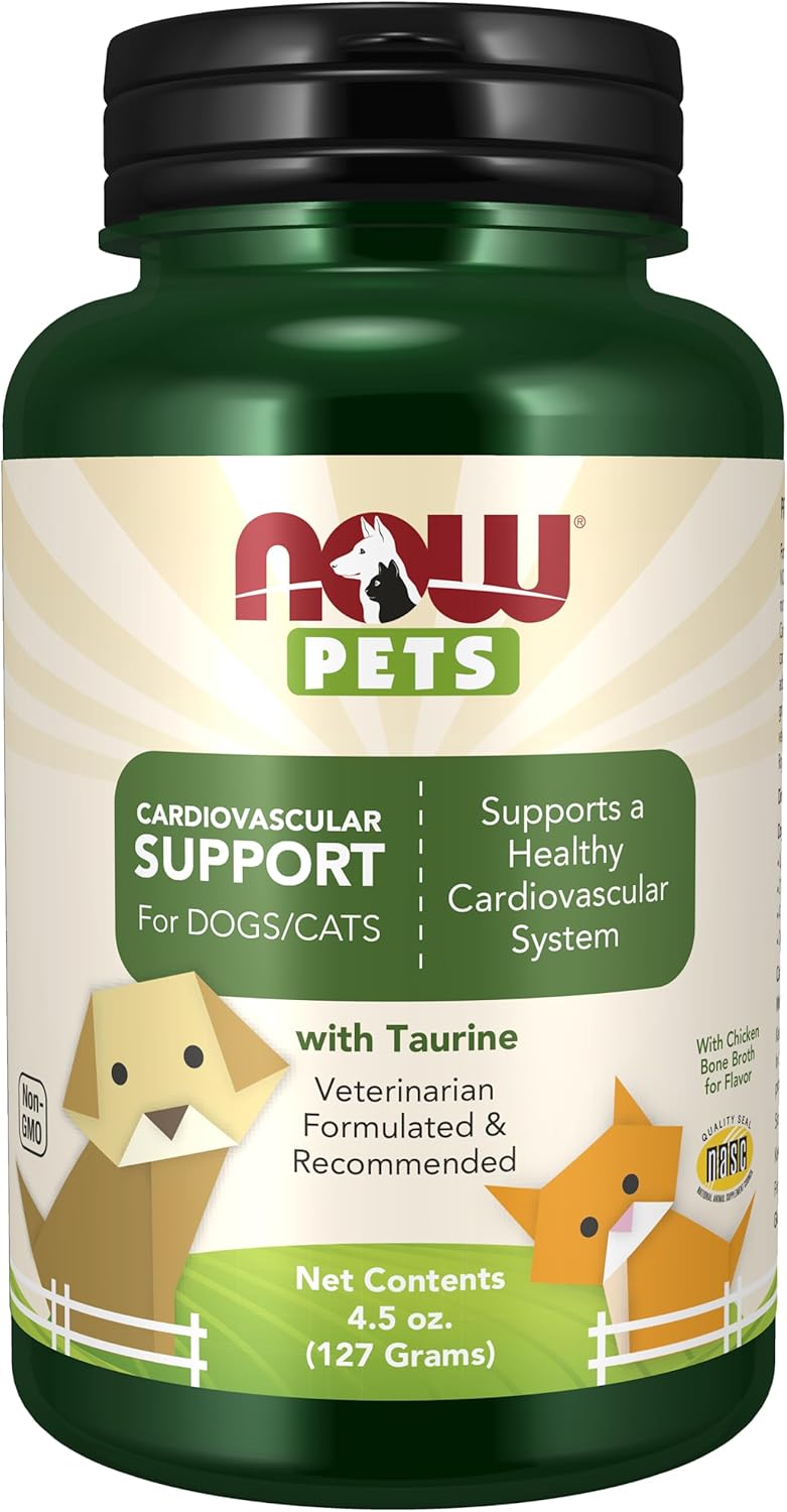 NASC Certified Cardiovascular Support Powder for Cats & Dogs - 4.5-Ounce