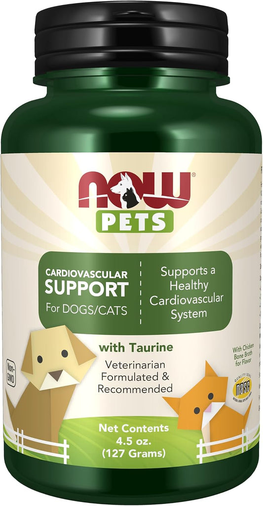 NASC Certified Cardiovascular Support Powder for Cats & Dogs - 4.5-Ounce