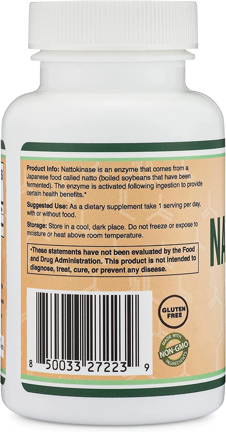 Nattokinase Supplement with Magnesium L Threonate Capsules - Double Wood Supplements
