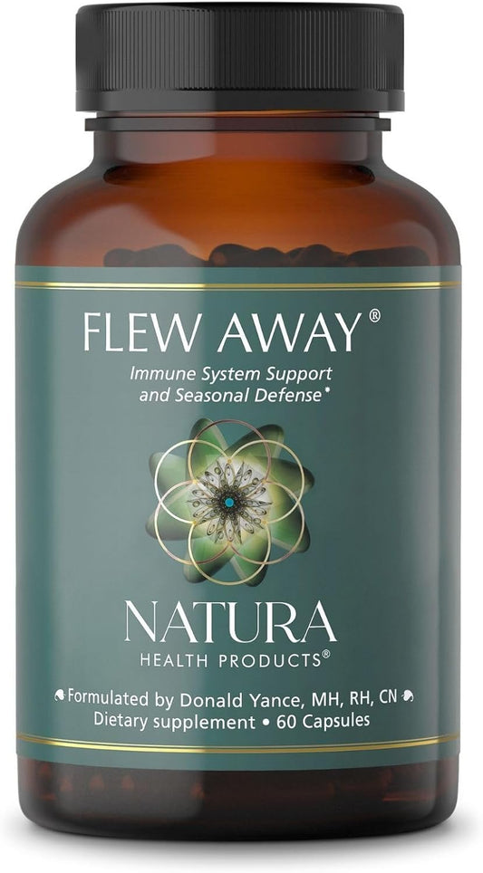 Natura Health Products Immune Support Supplement with Ginger, Elderberry, Propolis, and Eucalyptus - Seasonal Defense (60 Capsules)