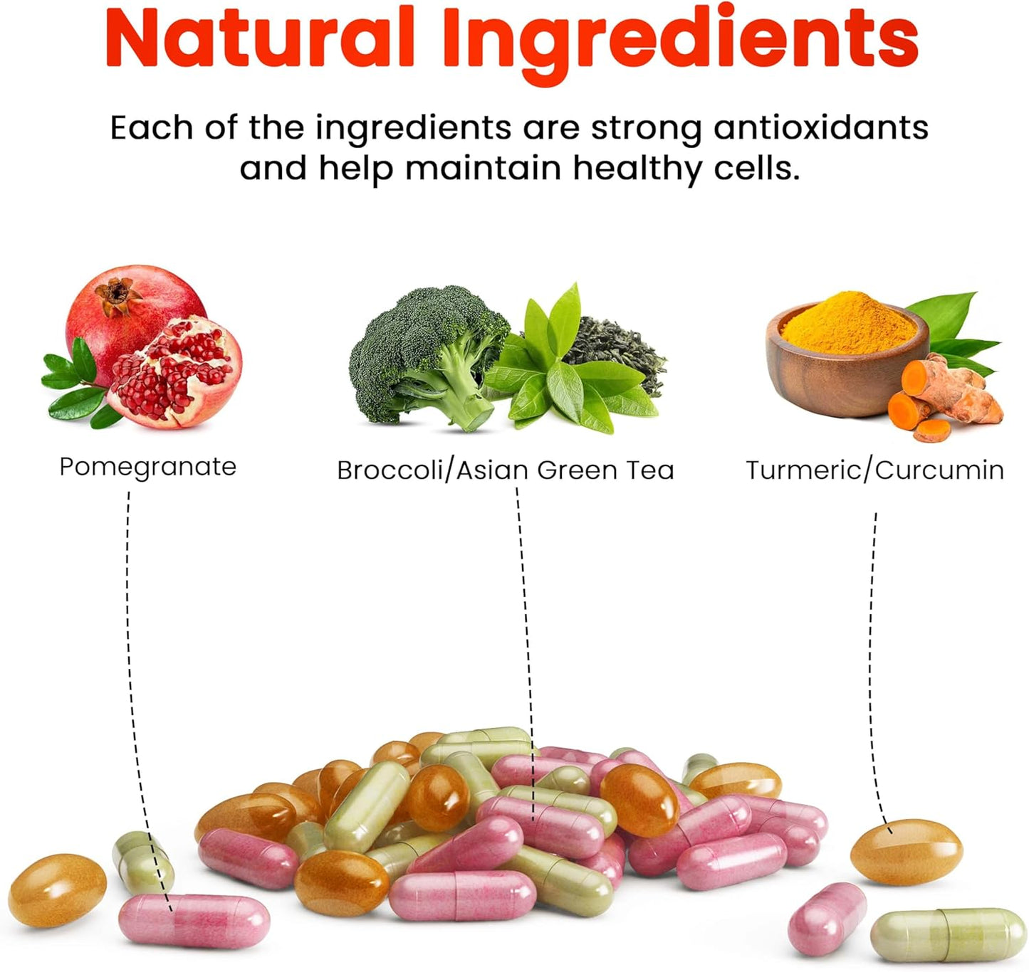 Natural 10X Prostate Support Supplement for Men - Herbal Blend with Pomegranate, Turmeric, Green Tea - Promotes Wellness & Bladder Health - Non-GMO, Gluten-Free, Soy-Free - 90 Capsules
