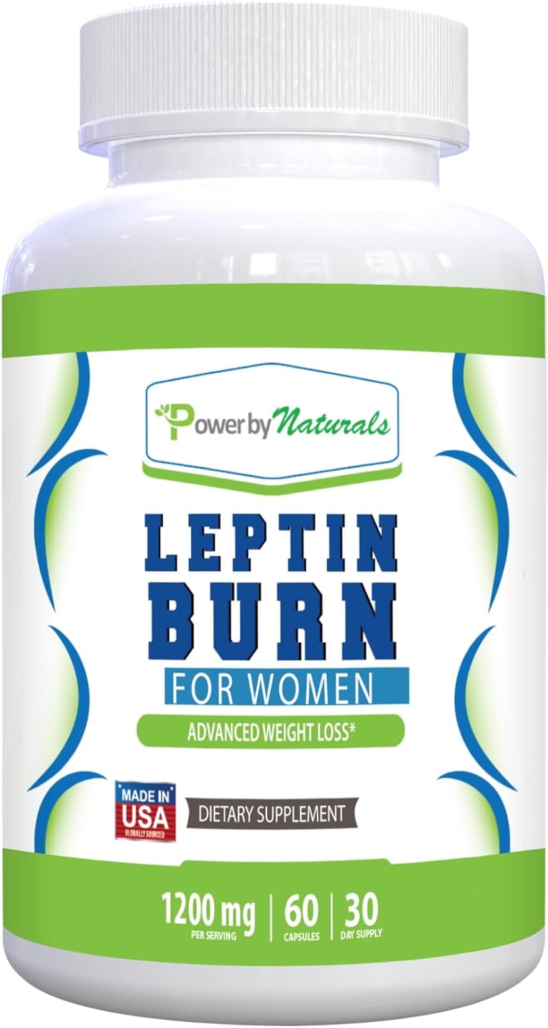 Natural Advanced Leptin Supplements for Women - African Mango Weight Loss - Gluten-Free & Vegetarian - 60 Capsules