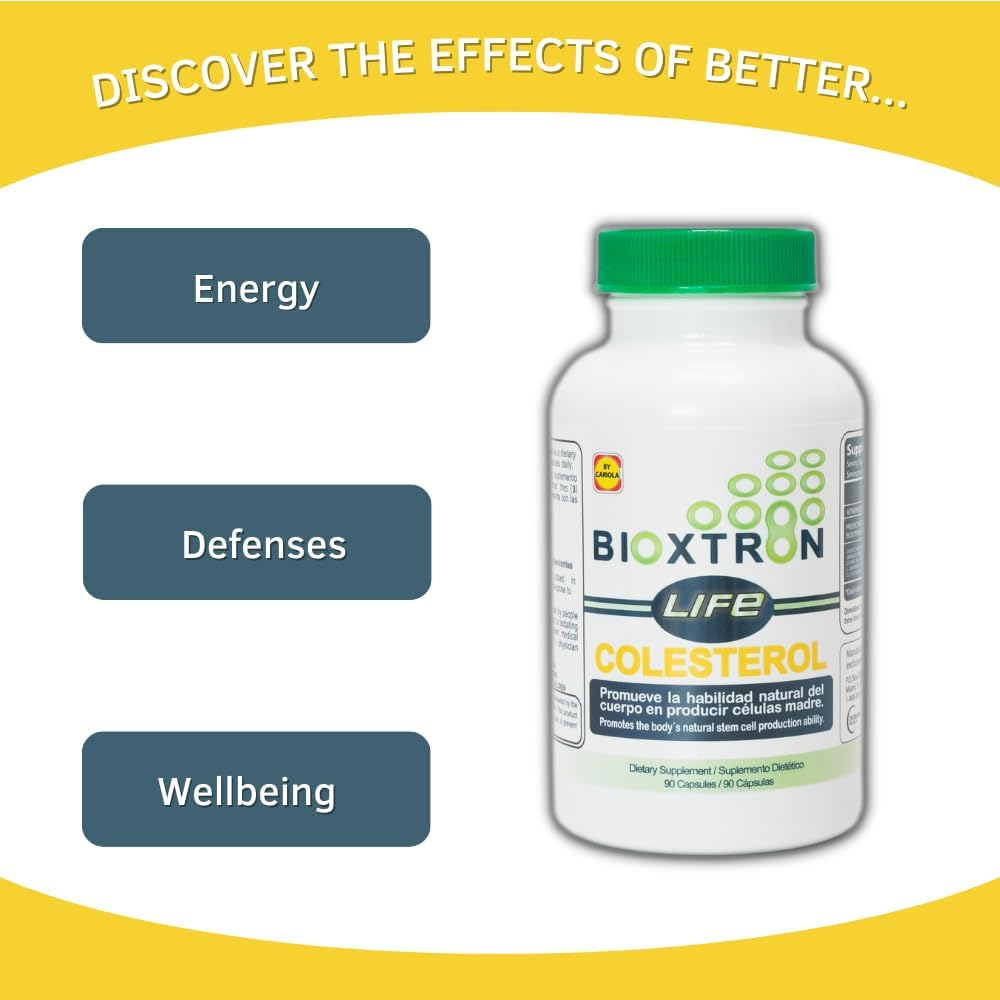 Natural AFA Stem Cell Supplement for Cholesterol & Immune Support - Promotes Stem Cell Production, Healthy Joints & Muscles - 90 Capsules