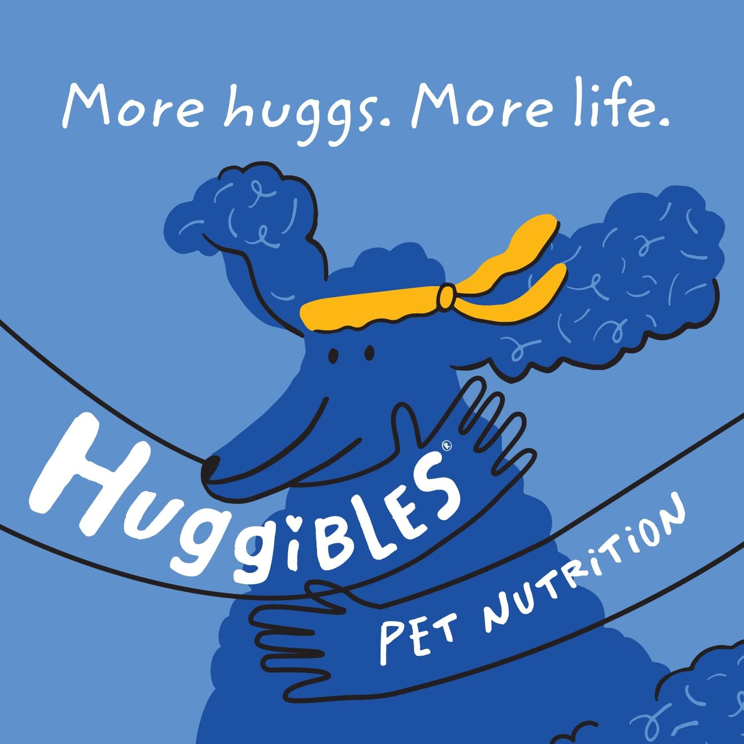 Natural All-in-One Dog Multivitamin with Fish Oil, Iron, Calcium, Vitamin E, C & B12 for Joint, Immune, & Vision Support - Chewable Supplement by Huggibles