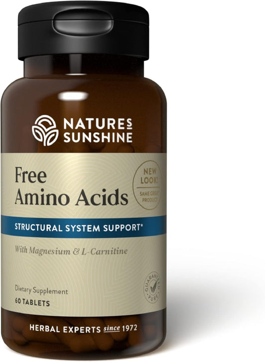 Natural Amino Acid Supplement for Muscle Development and Strength - 60 Tablets