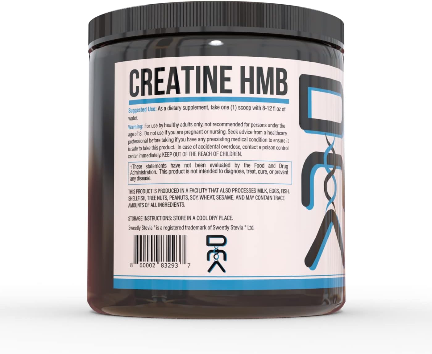 Natural Athletics DNA Creatine HMB Supplement for Men and Women - Grape Flavor, Enhance Muscle Growth, Boost Strength, Speed Up Recovery
