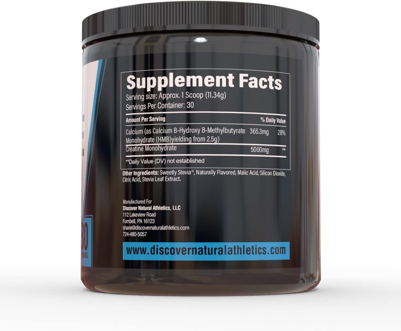 Natural Athletics DNA Creatine HMB Supplement for Men and Women - Grape Flavor, Enhance Muscle Growth, Boost Strength, Speed Up Recovery
