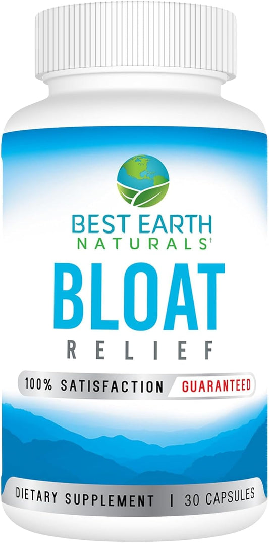 Natural Bloat Relief Water Supplement with Dandelion, Green Tea, Cranberry, Apple Cider Vinegar - 30 Count