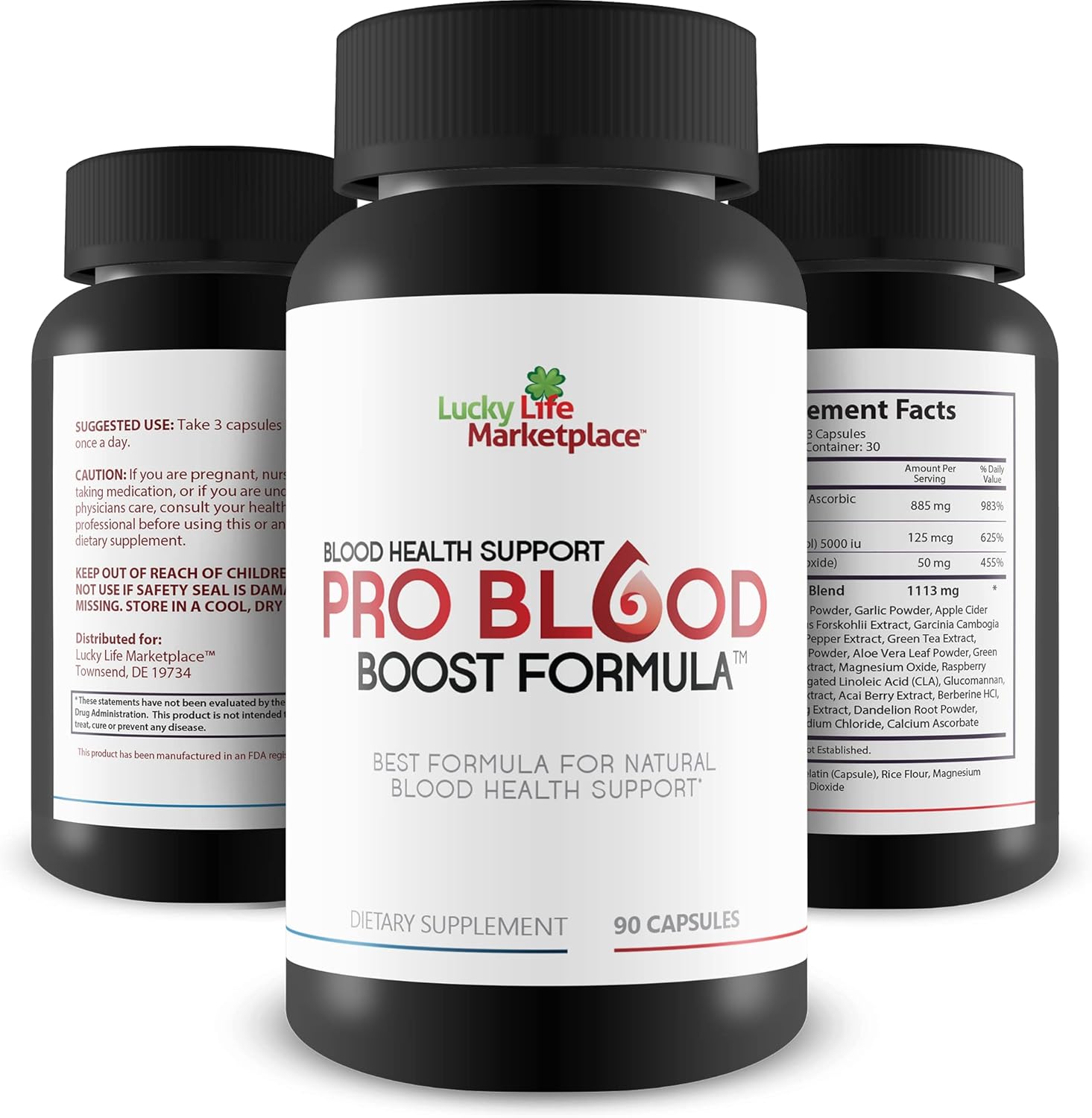 Natural Blood Health Support Supplement with Berberine, Cinnamon, and Zinc for Improved Blood Flow