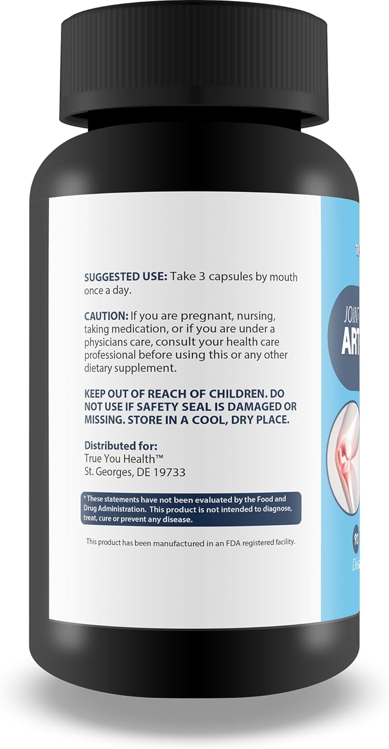 Natural Bone Support Complex - Arthronol Pro Bone Relief Pills for Men and Women - Best Bone Health Supplement Formula