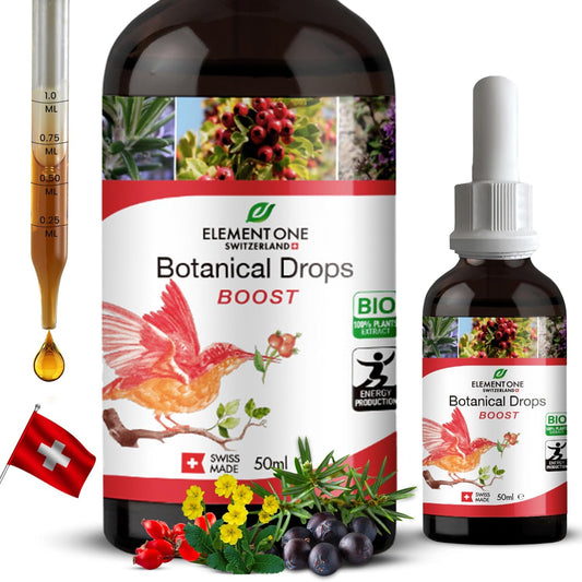 Natural Botanical Metabolism Boost and Weight Control Liquid Drops for Women & Men - Best Fat Control and Immune Support - 50ml