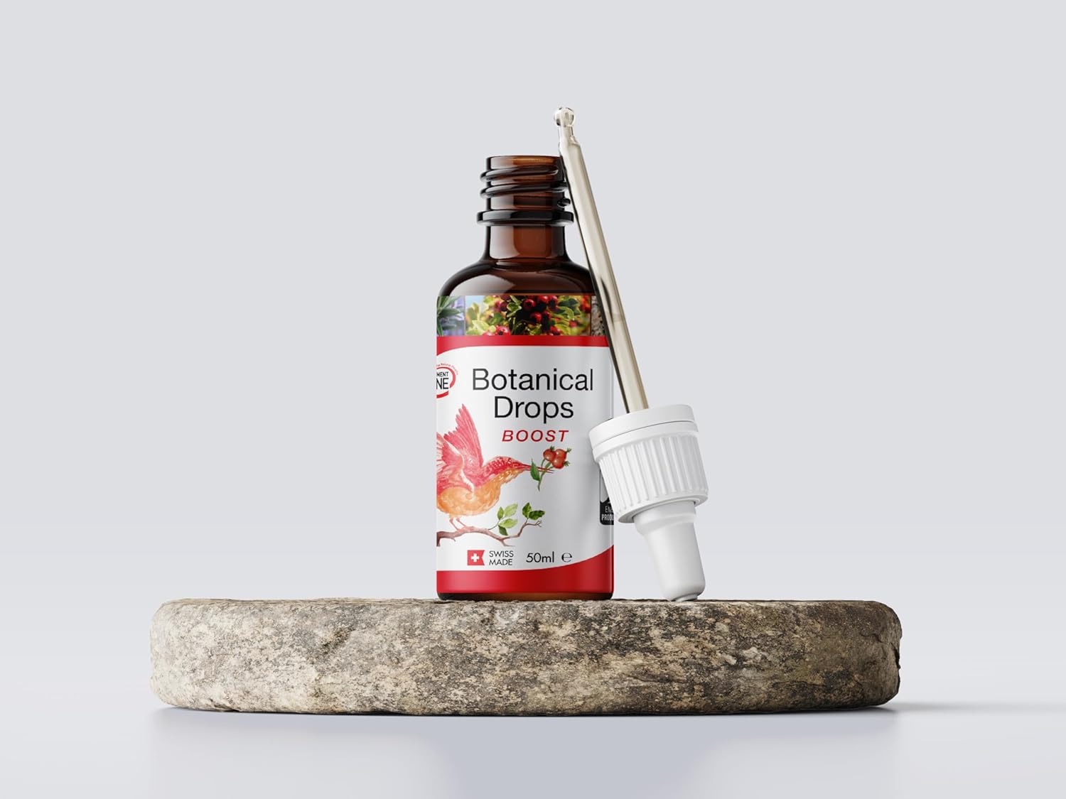 Natural Botanical Metabolism Boost and Weight Control Liquid Drops for Women & Men - Best Fat Control and Immune Support - 50ml