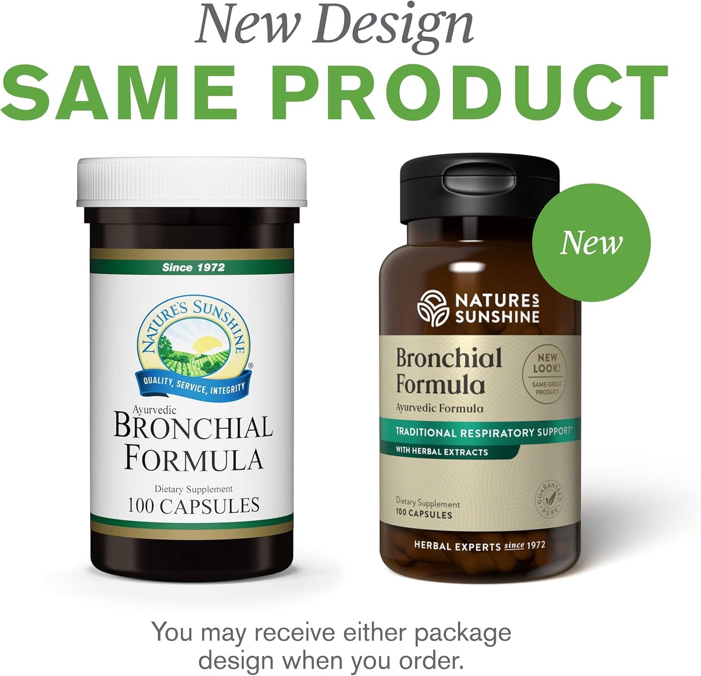 Natural Bronchial Support Supplement - 100 Capsules by Nature's Sunshine