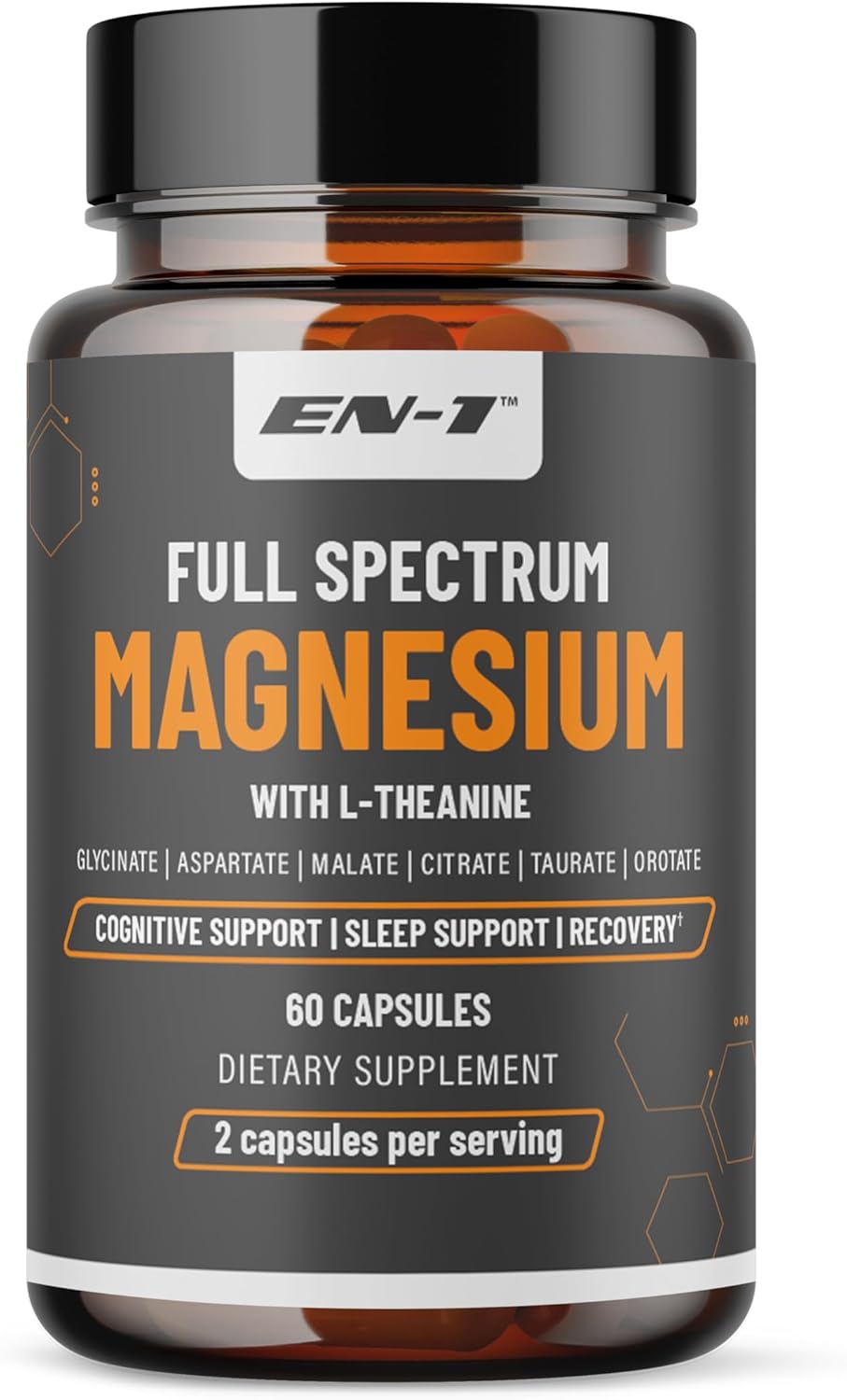 Natural Calm Magnesium Supplement with Theanine, P5P, Zinc, and Glycine - 6 Forms of Magnesium for Relaxation