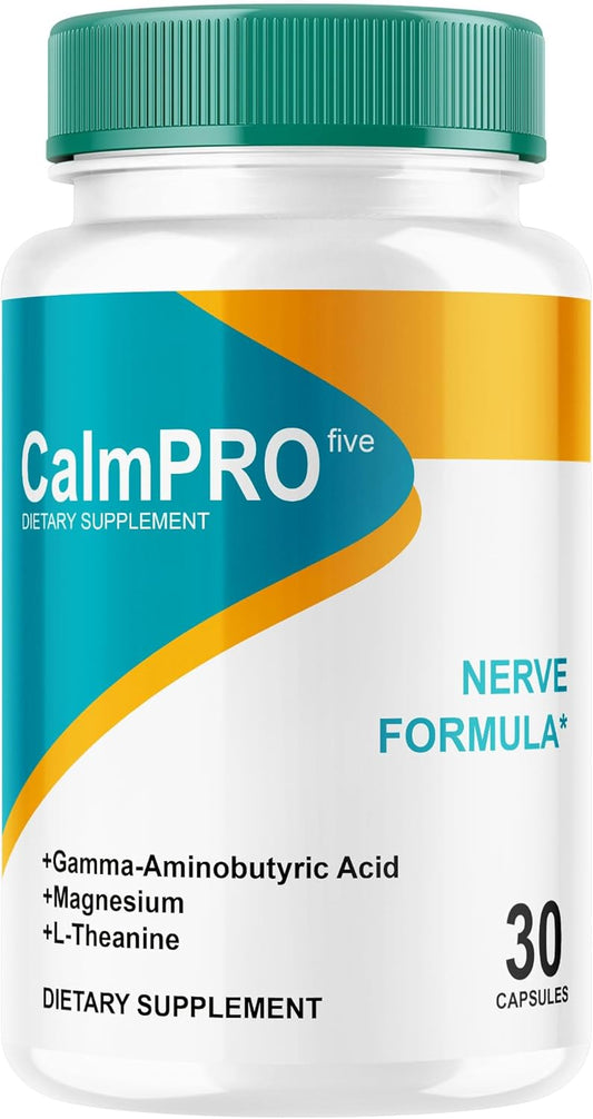 Natural Calm Pro 5 Capsules - Advanced Formula Supplement with Positive Reviews