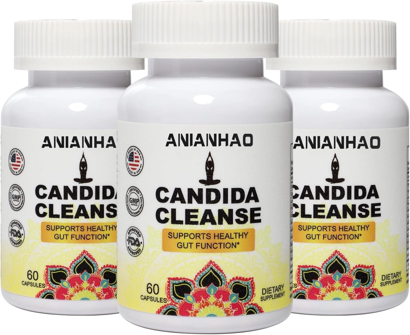 Natural Candida Cleanse with Herbs, Probiotics, and Antifungal Ingredients