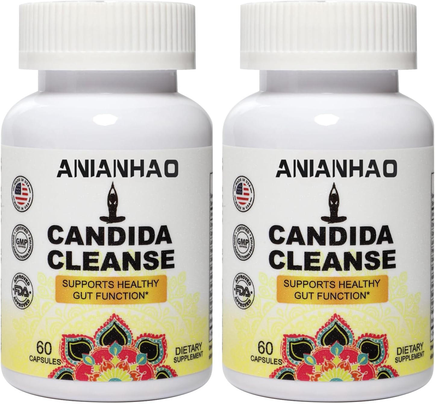 Natural Candida Cleanse with Herbs, Probiotics, and Antifungal Ingredients
