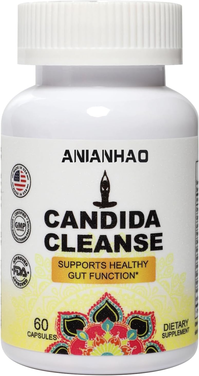 Natural Candida Cleanse with Herbs, Probiotics, and Antifungal Ingredients