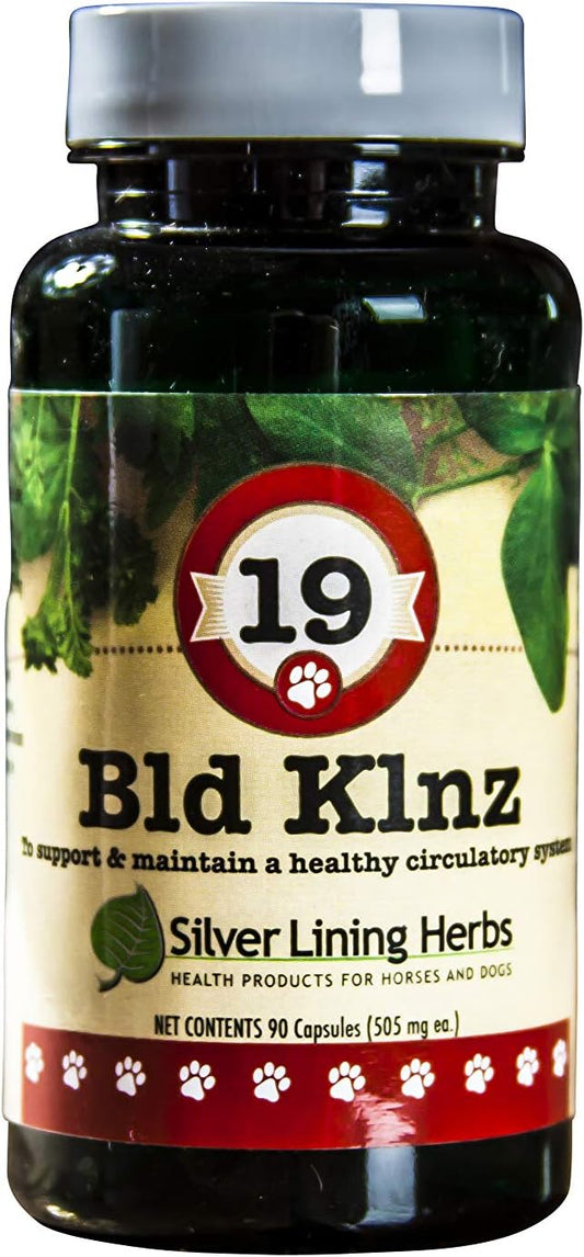 Natural Canine Health Support Capsules - Herbal Blend for Normal Blood Values and Circulatory System - 90 ct