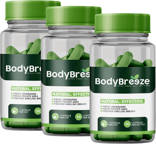 Natural Chlorophyll Supplement for Body Odor, Gut Health, and Fresh Breath - 90 Vegan Capsules for Detox Support and Skin Health - Internal Deodorant for Men and Women