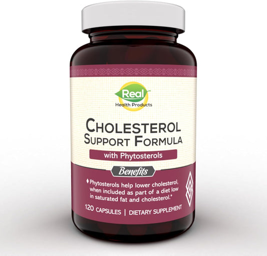 Natural Cholesterol Support Supplement with Policosanol & Antioxidants - Improve Heart Health, Circulation & Energy - 120 Capsules